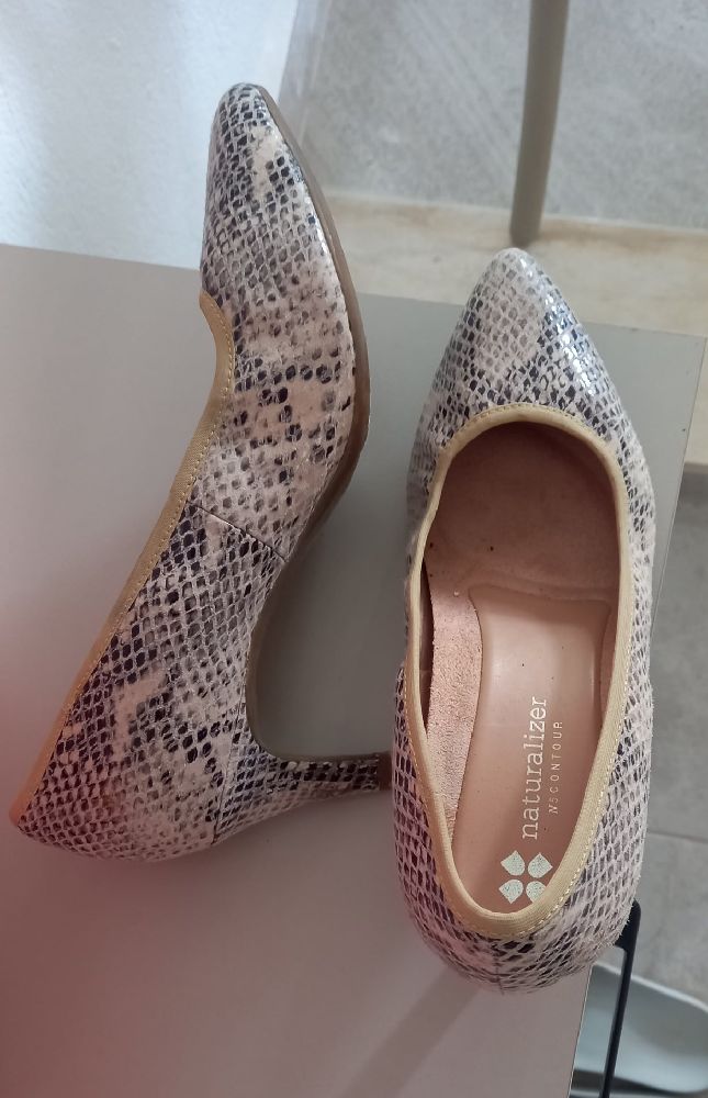 escarpins effet python 