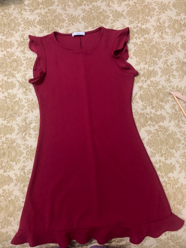 Robe bordeau coquette 