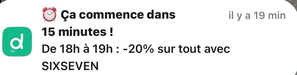 Code promo 20%