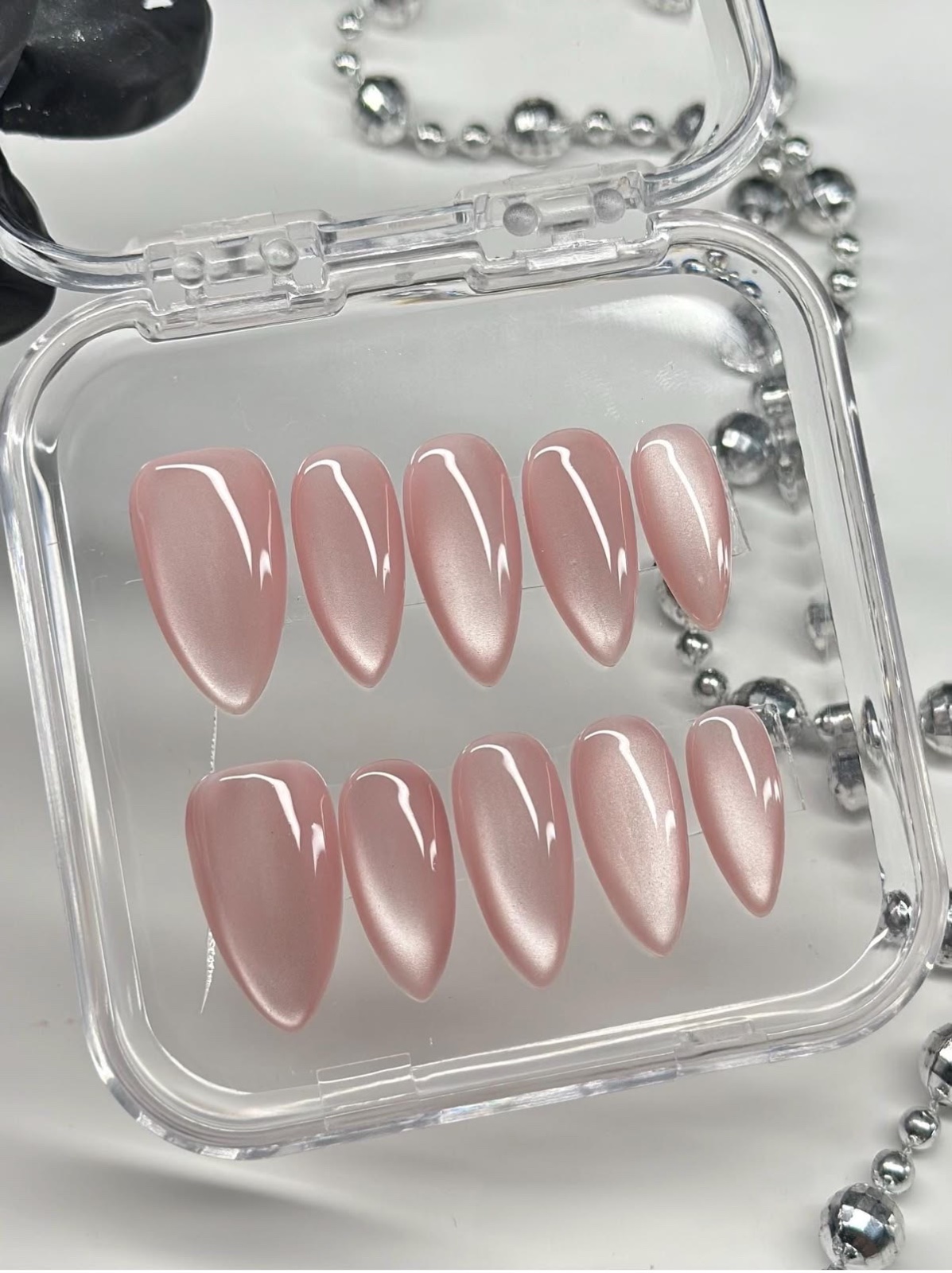 Press nails cat eye 