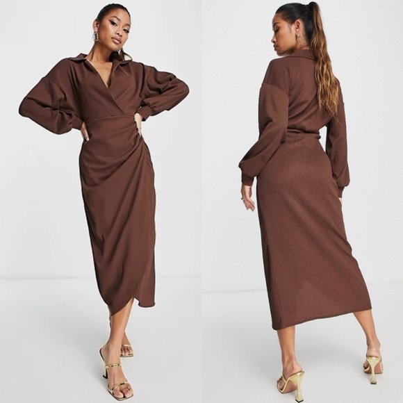 Robe marron neuf ASOS