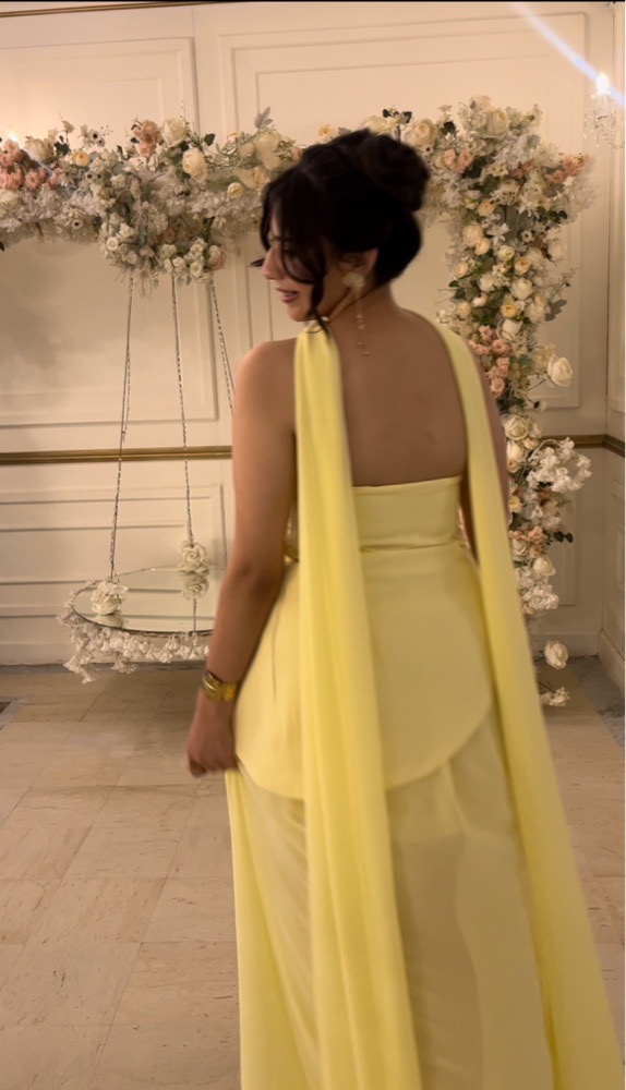 Robe jaune 