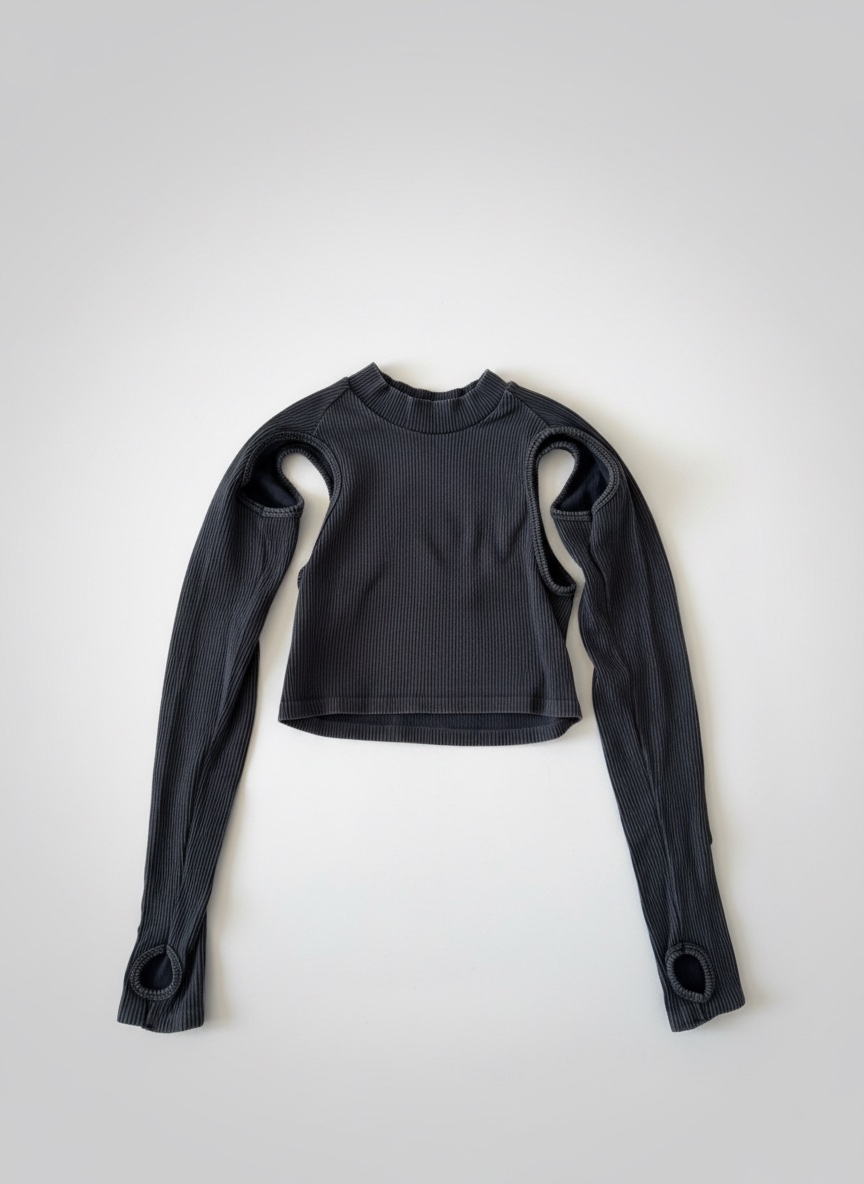 Pull crop gris