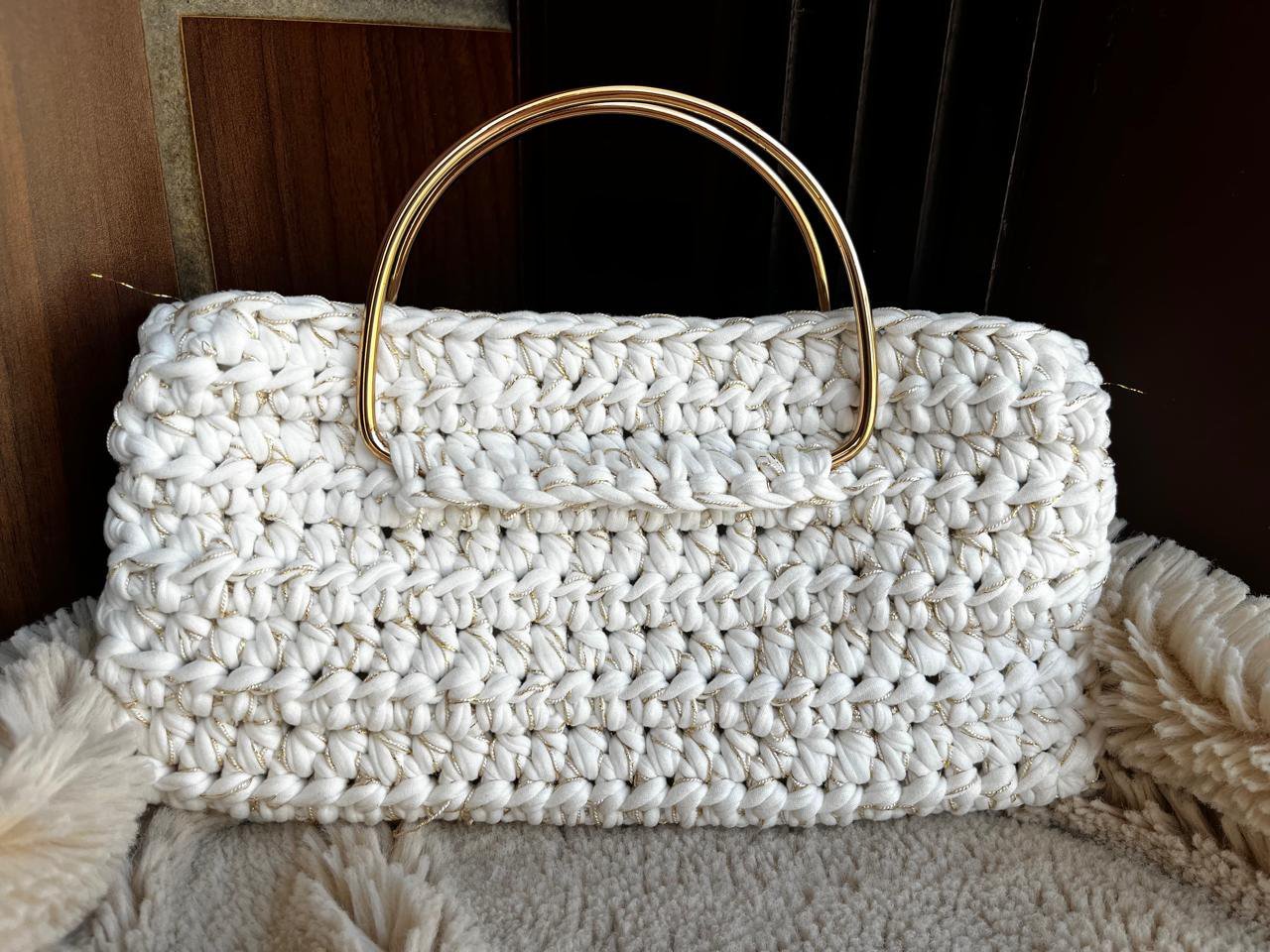 Sac à main en crochet 