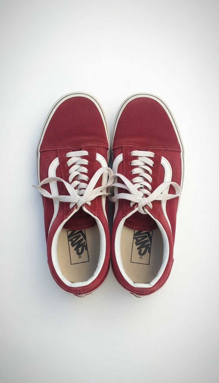 Vans burgandy