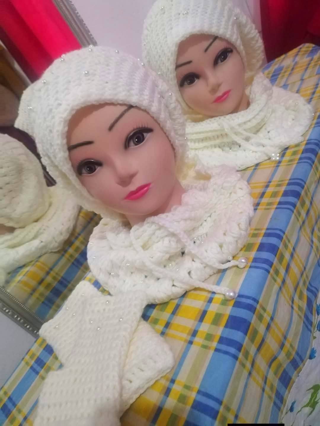 Bonnet avec cache Cole et gants 