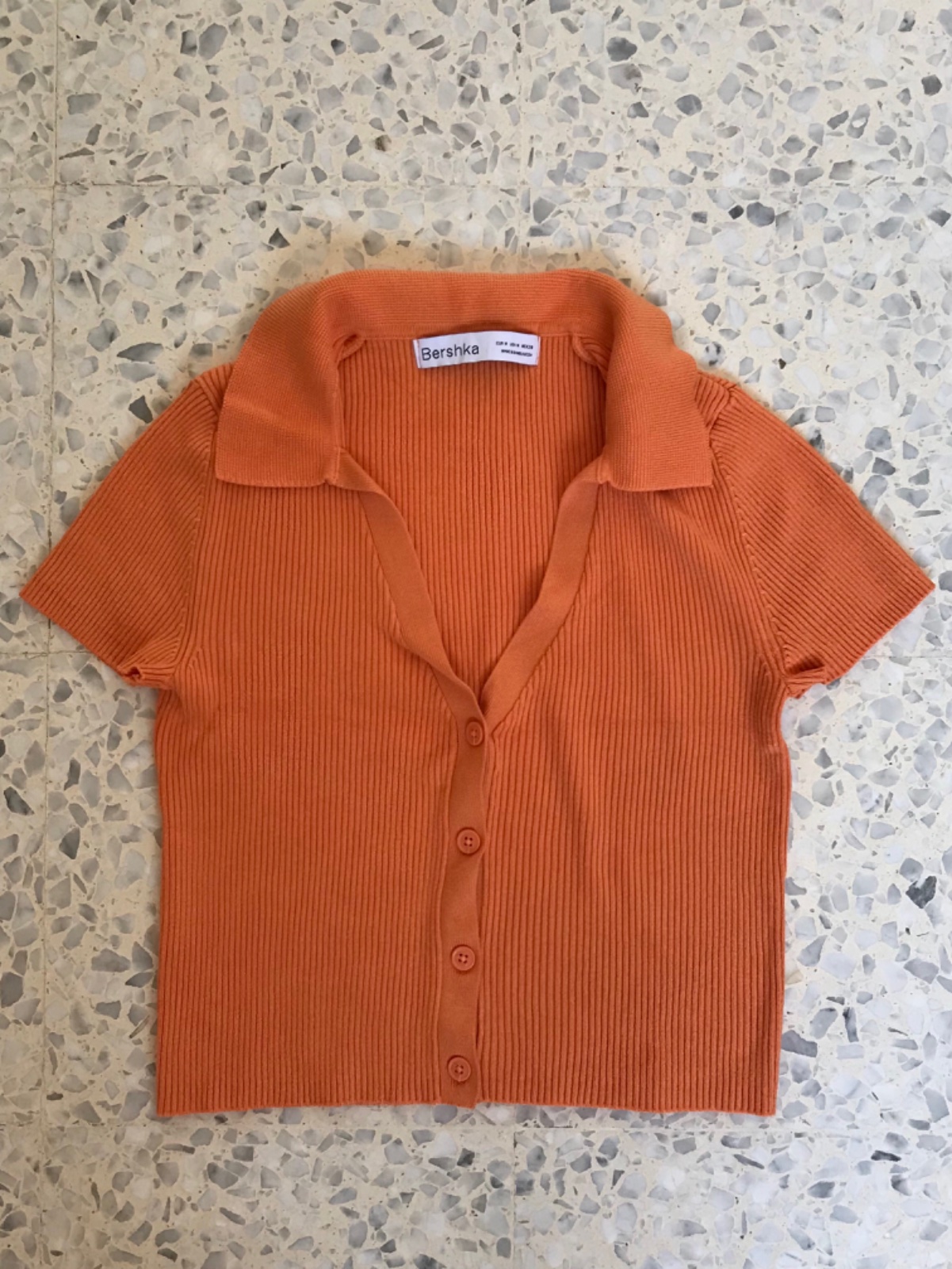 Pull orange Bershka taille M 