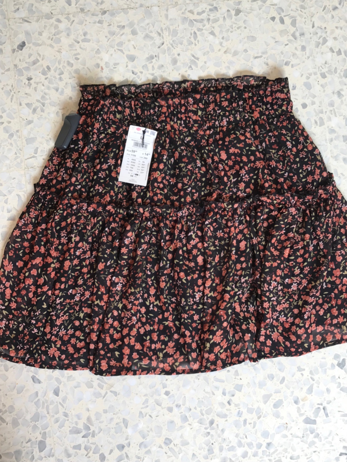 Jupe fleuri taille M/L