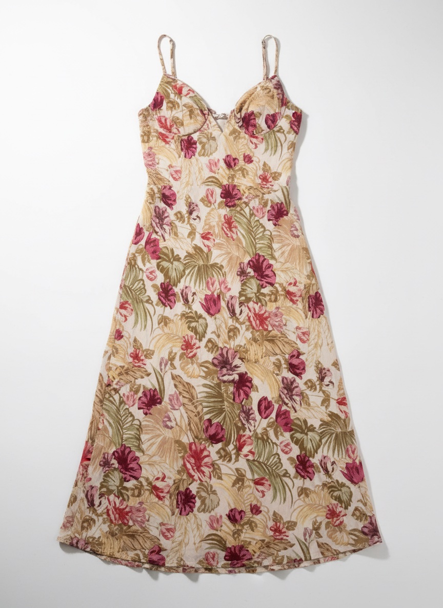 Robe longue fleuri 