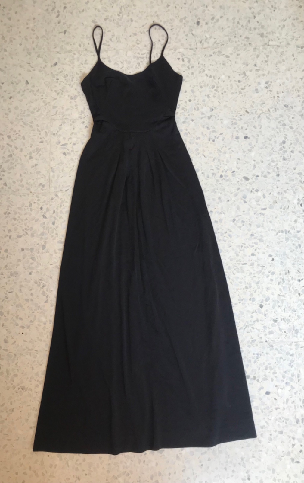 Robe noir longue taille xxs/xs 