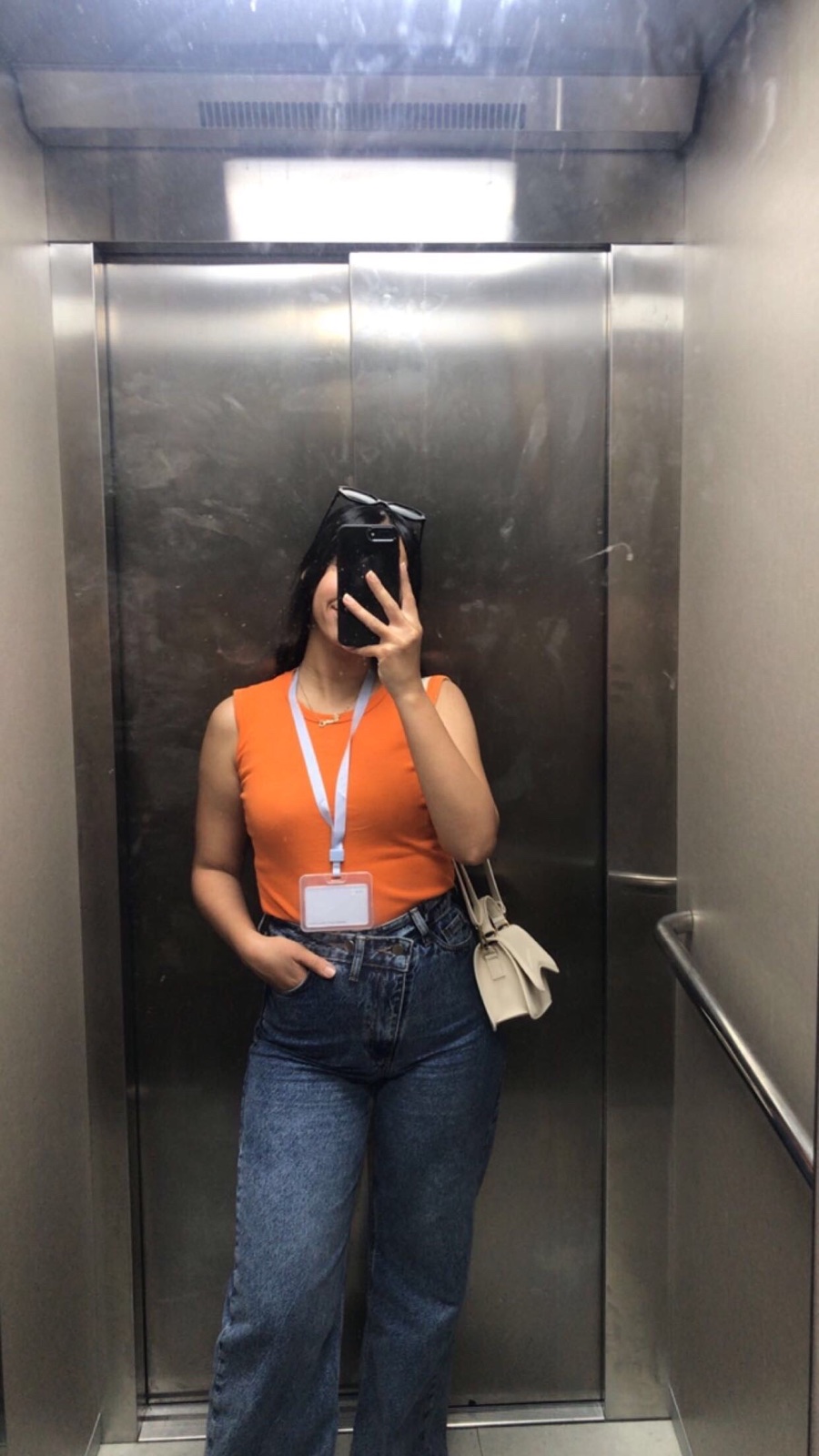 Pantalon jean large