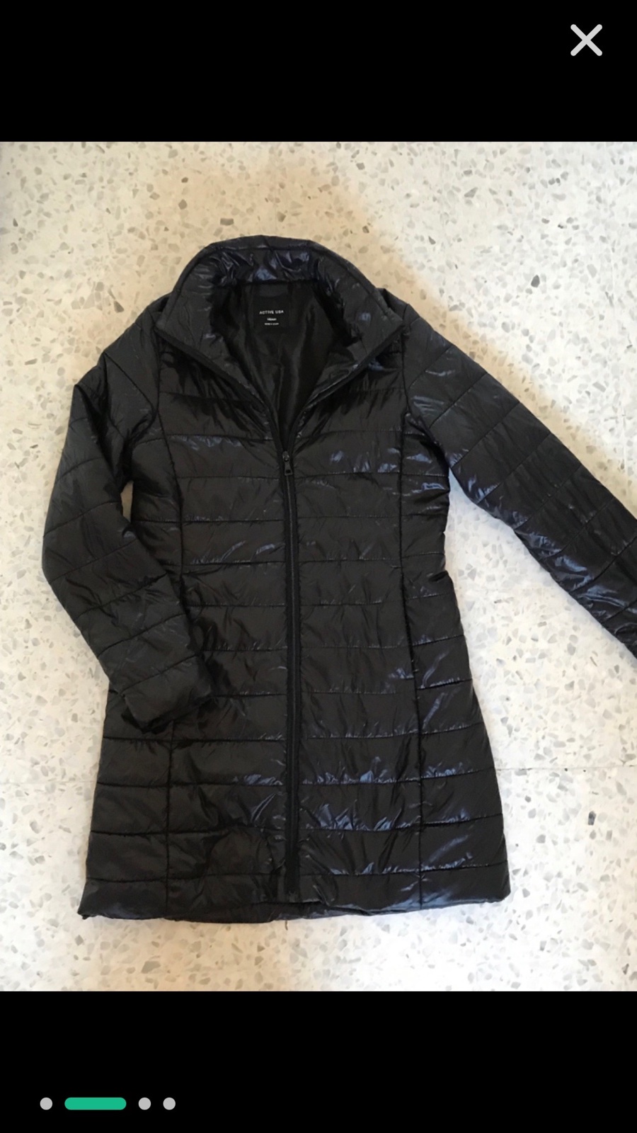 Manteau noir taille M