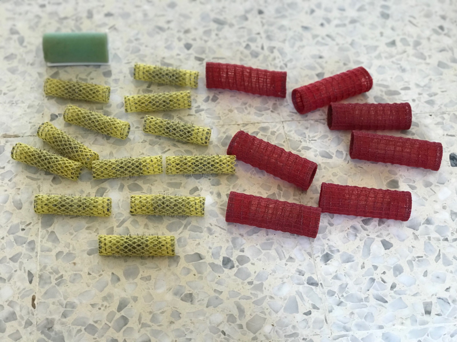Lot de rouleaux de différents tailles