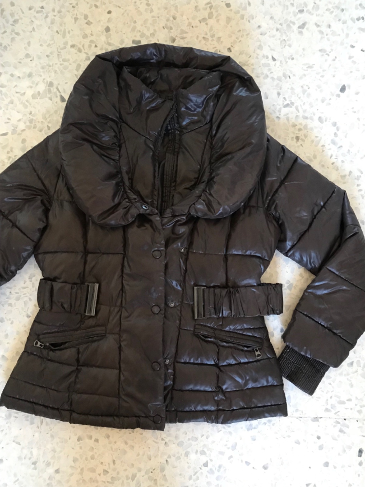 Manteau marron chocolat taille M/L