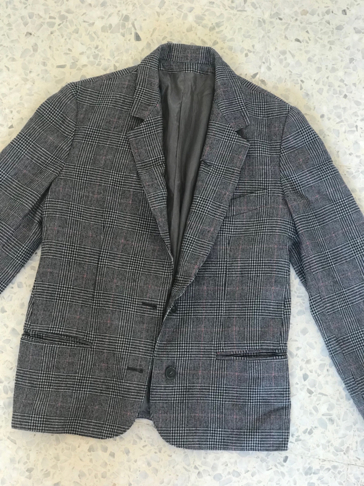 Blazer carreaux taille s/m