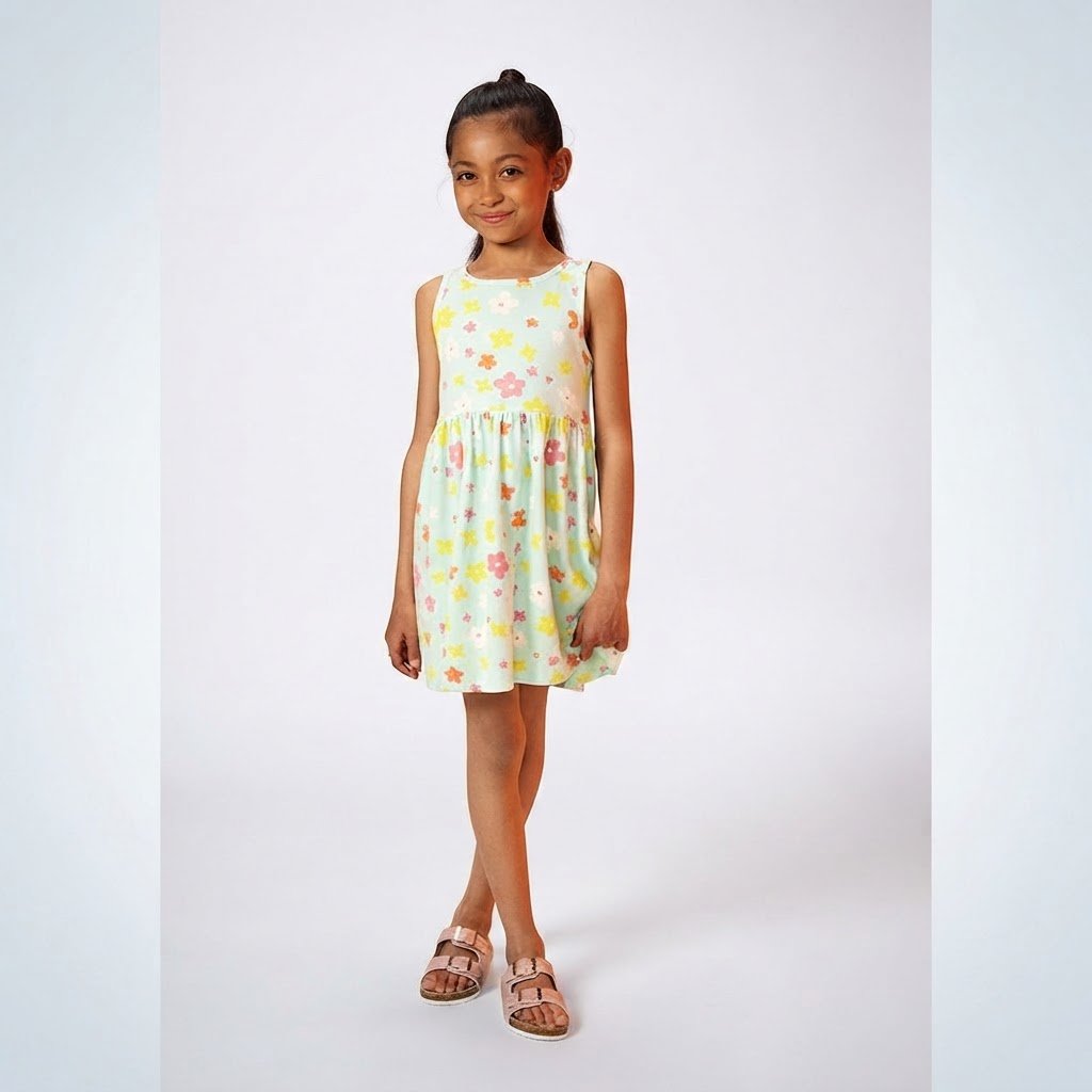 Jolie robe fleurie pour fille
