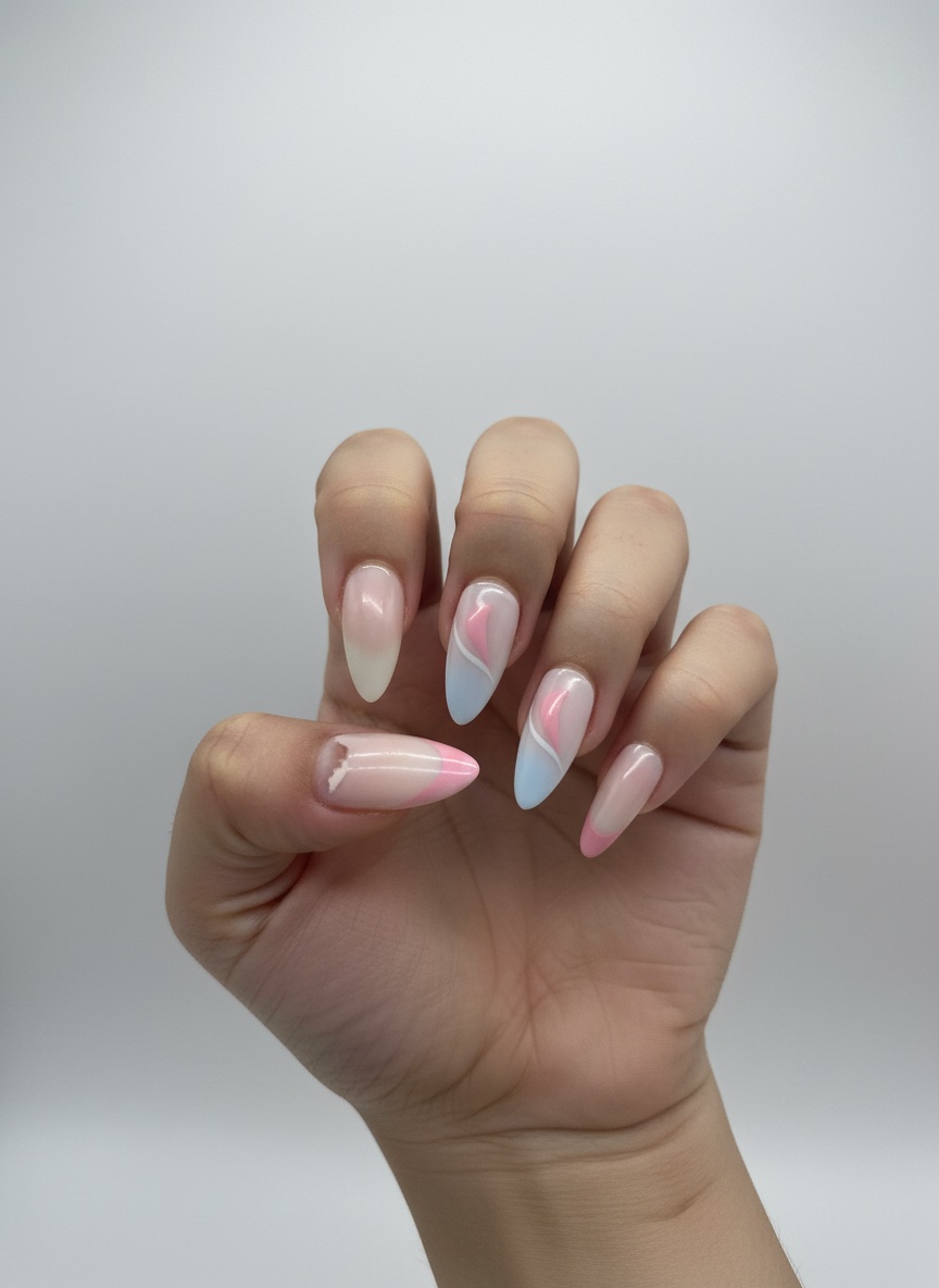 Beautiful fake nails jamais portee