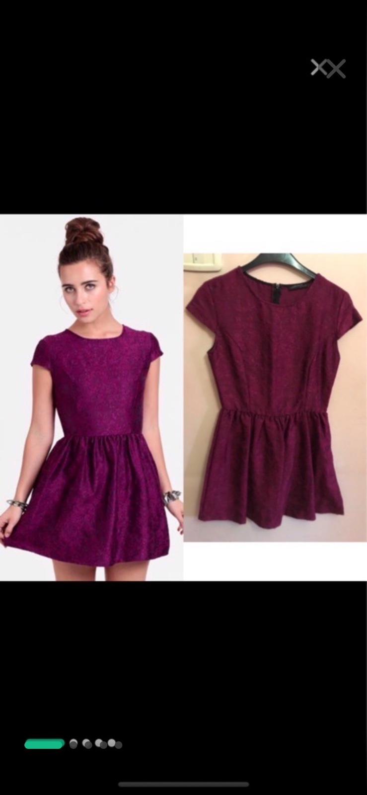 Robe violet 
