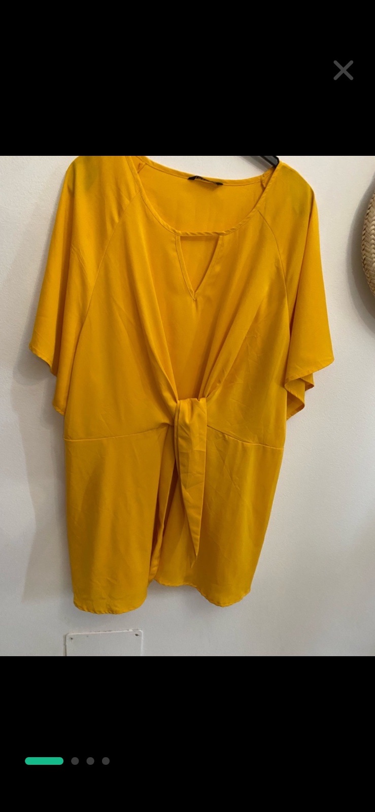 Chemise moutarde 