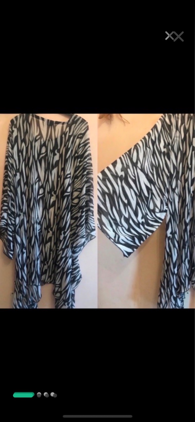 Robe noir et blanc