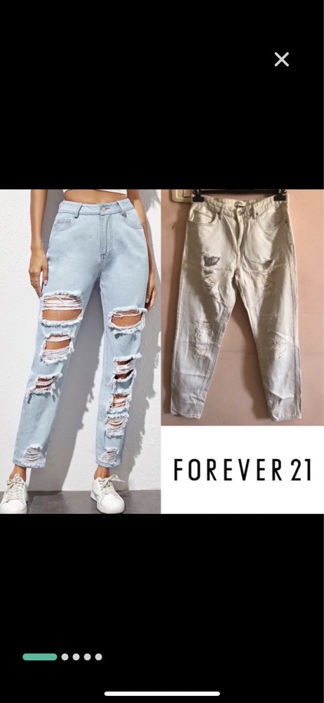 pantalon jean forever 21