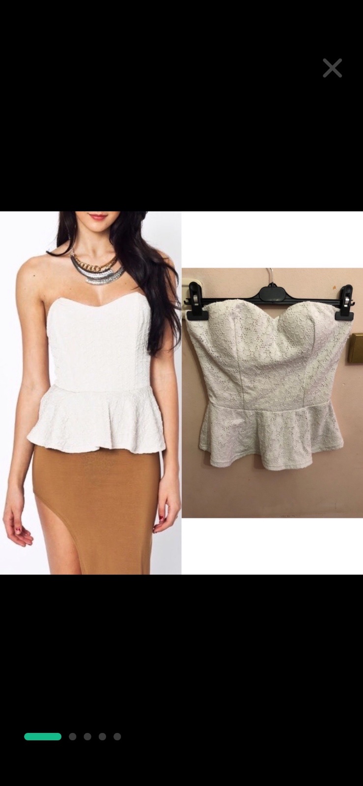 Bustier blanc