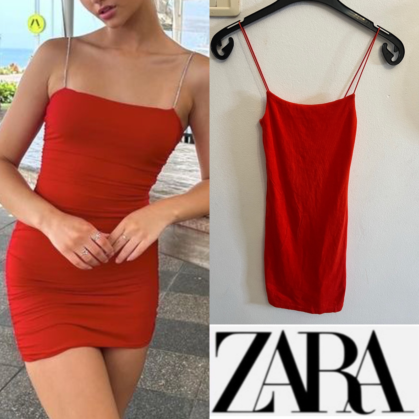 Robe rouge zara