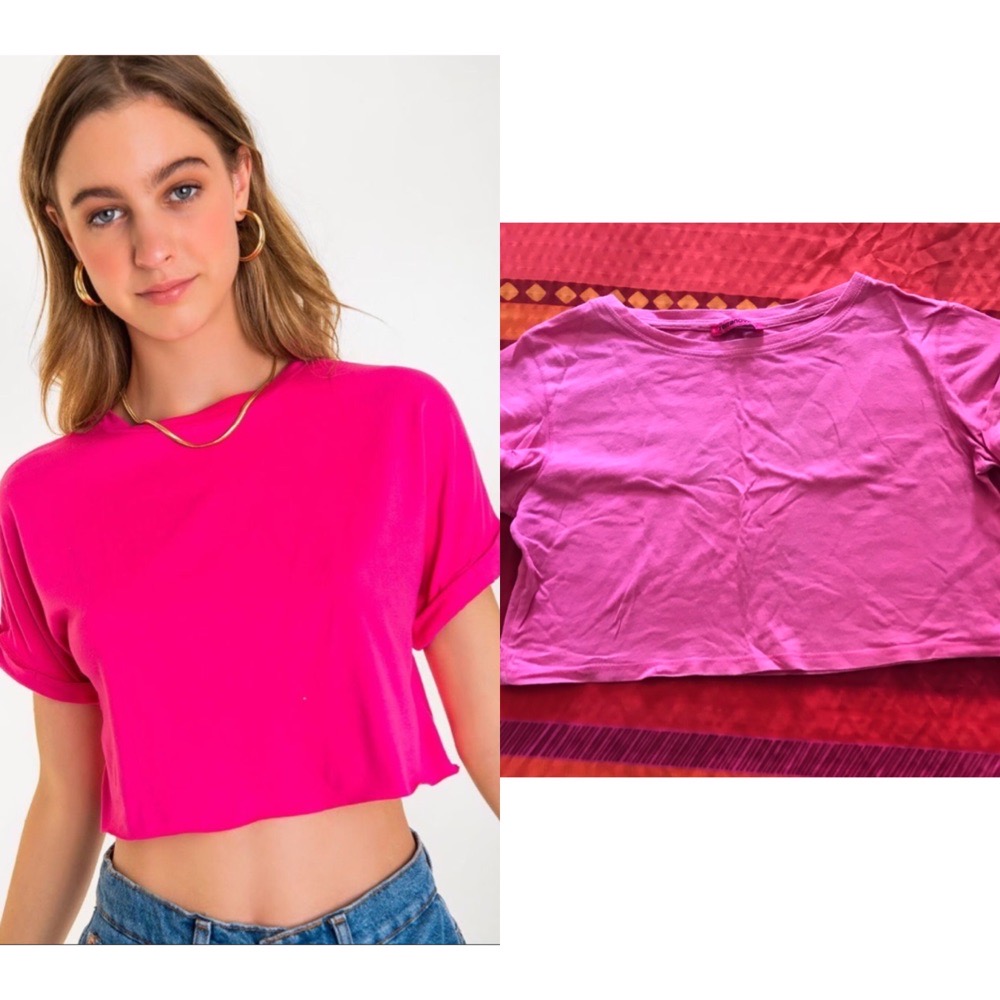 crop top rose 