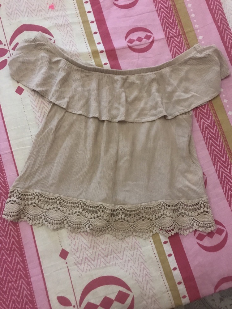 chemise beige