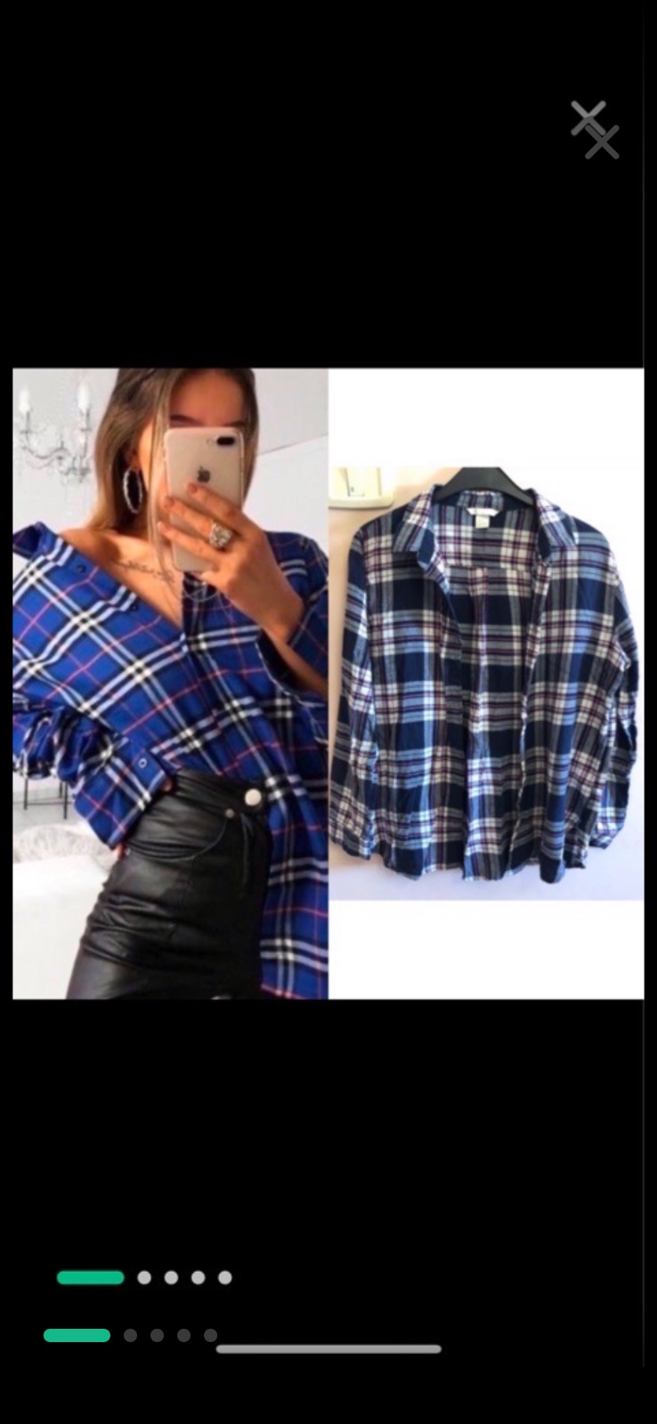 Chemise a carreaux
