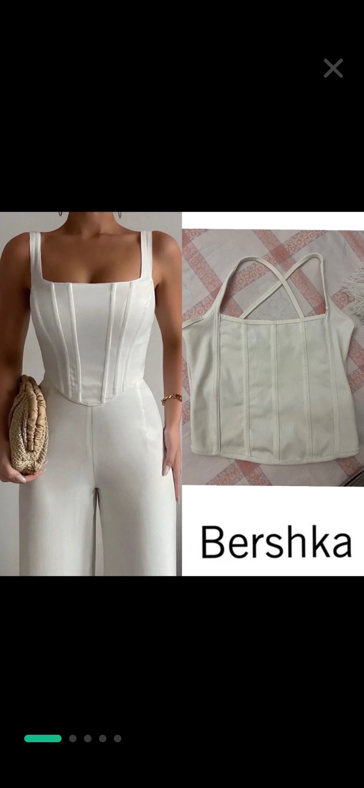 Crop top bershka