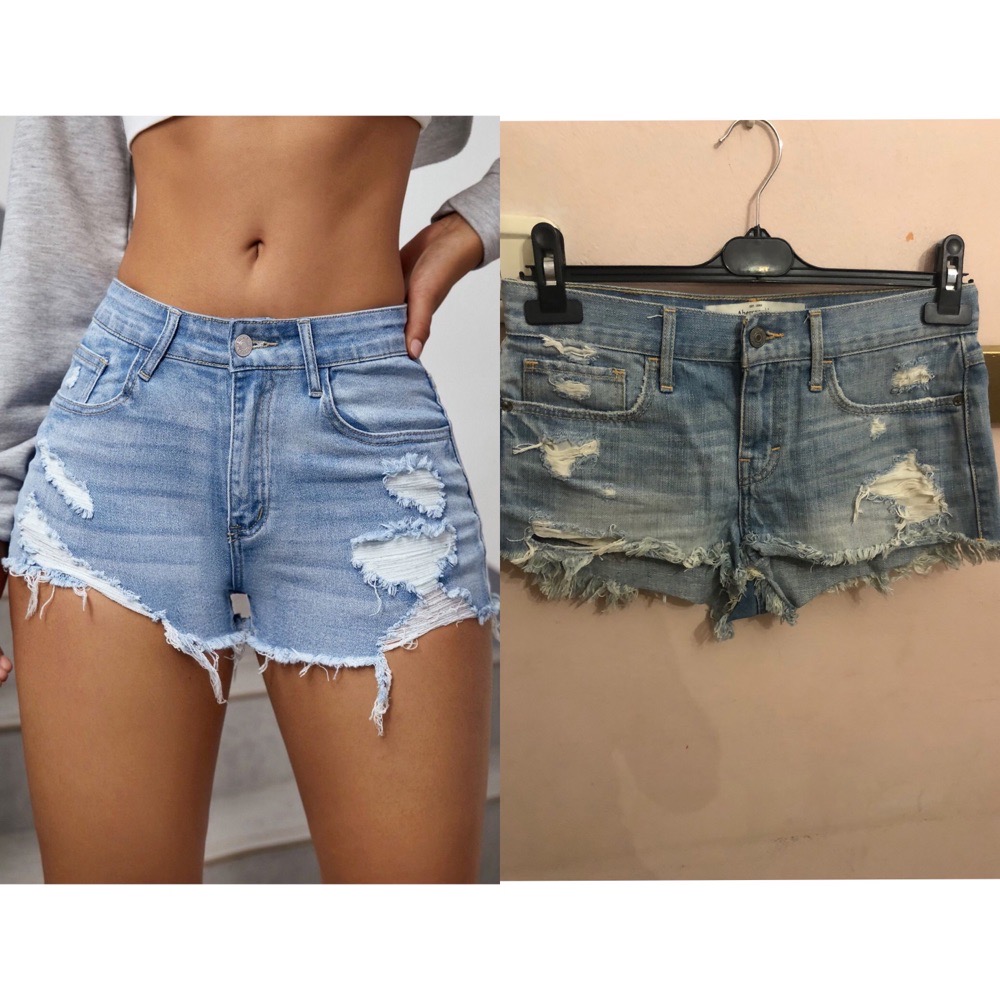 short jean Abercrombie 