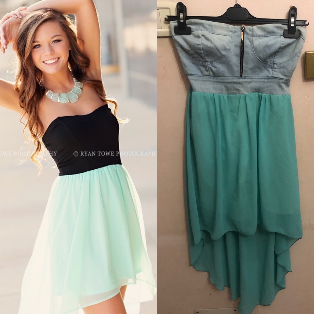 robe turquoise  