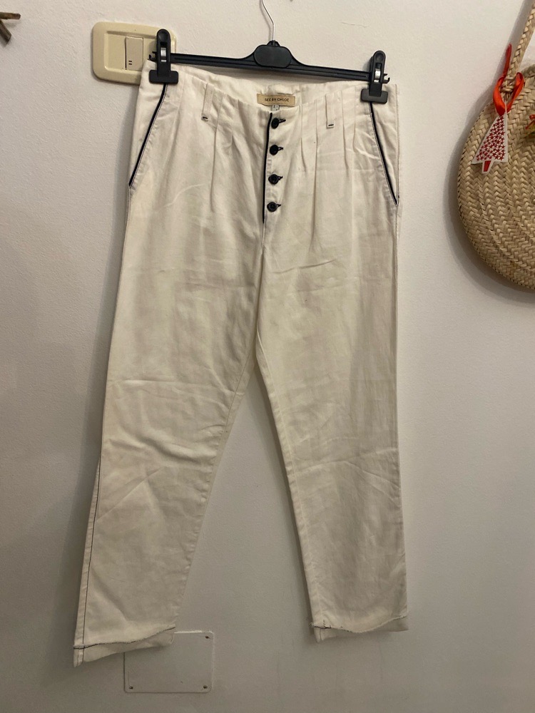 pantalon blanc
