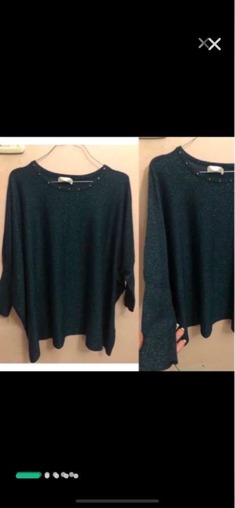 Pull vert bling bling