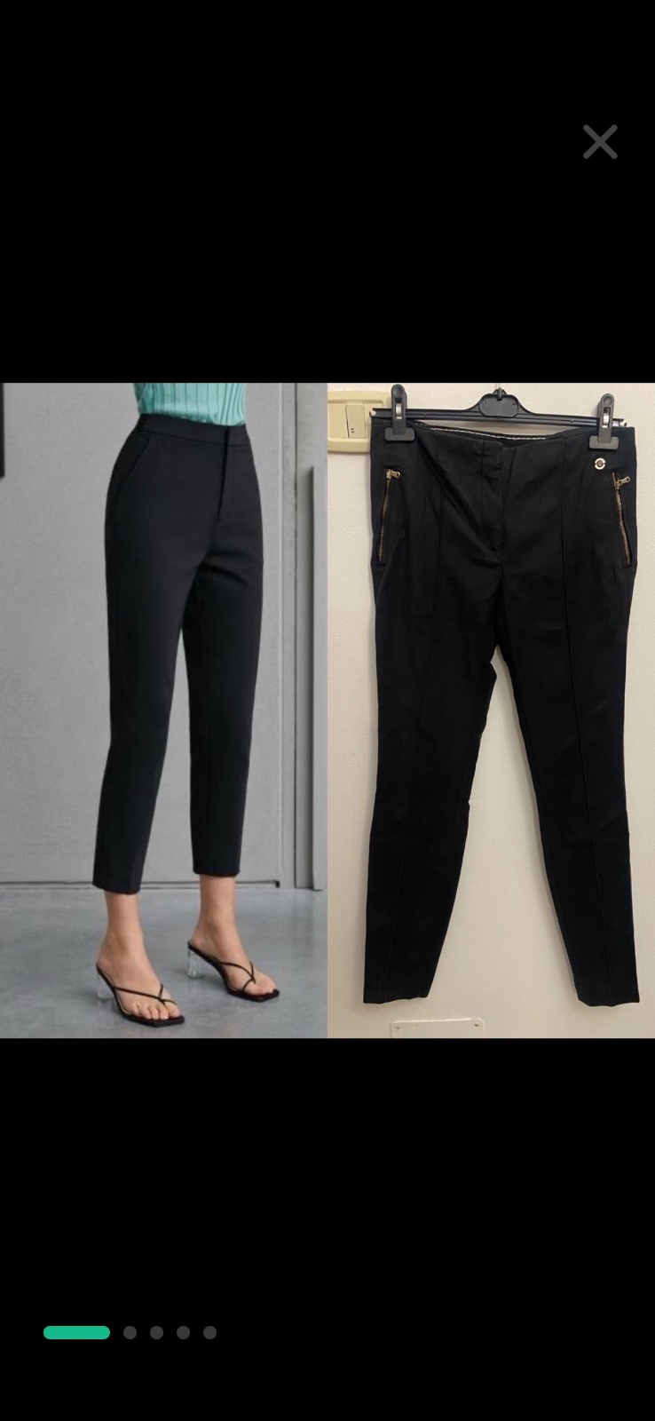 Pantalon noir Massimo dutti