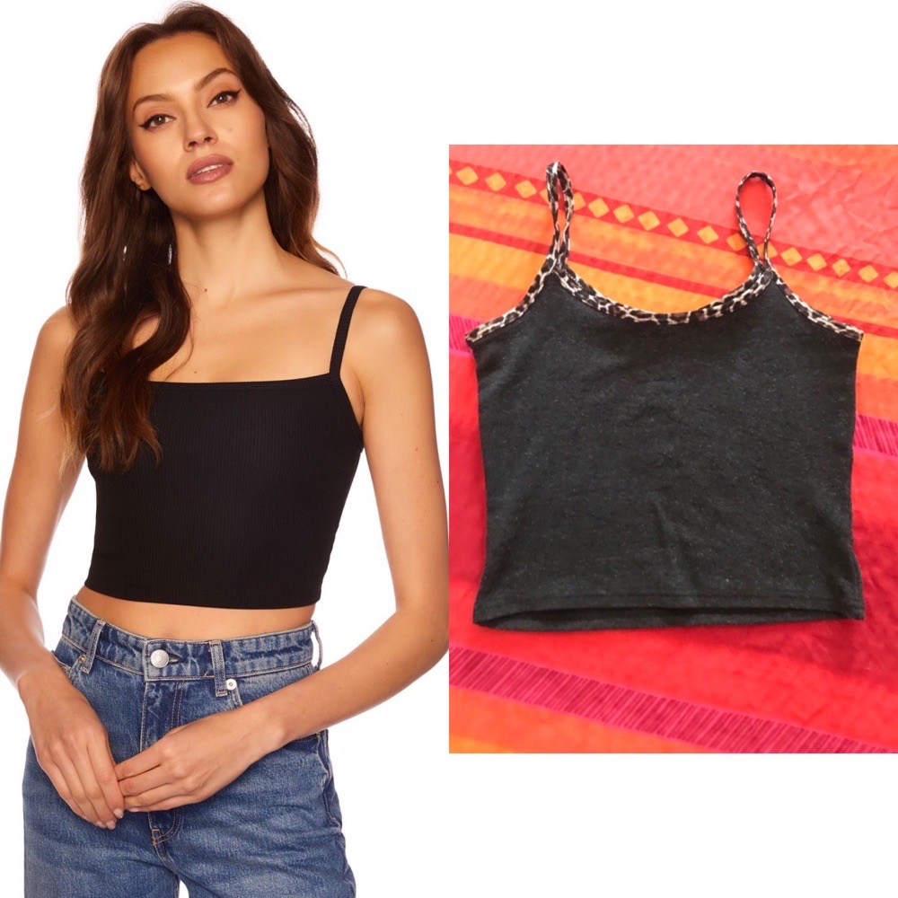 crop top noir