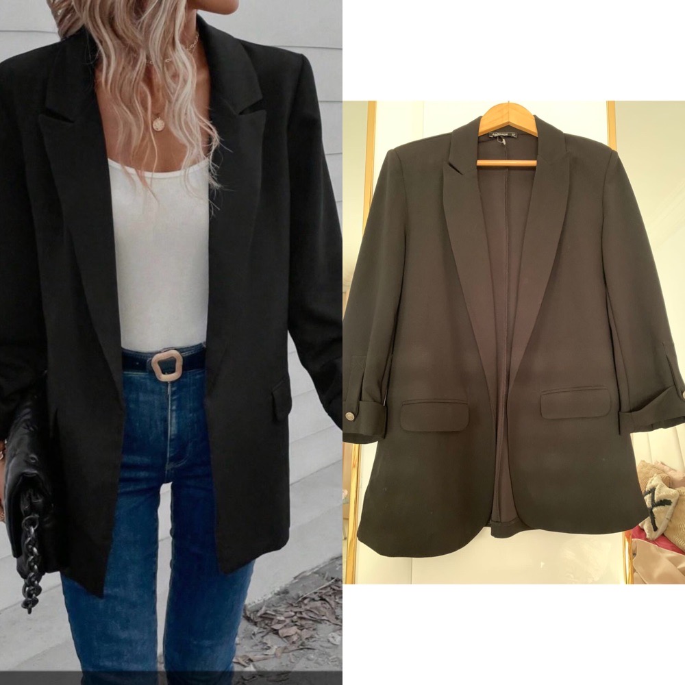 blazer noir 