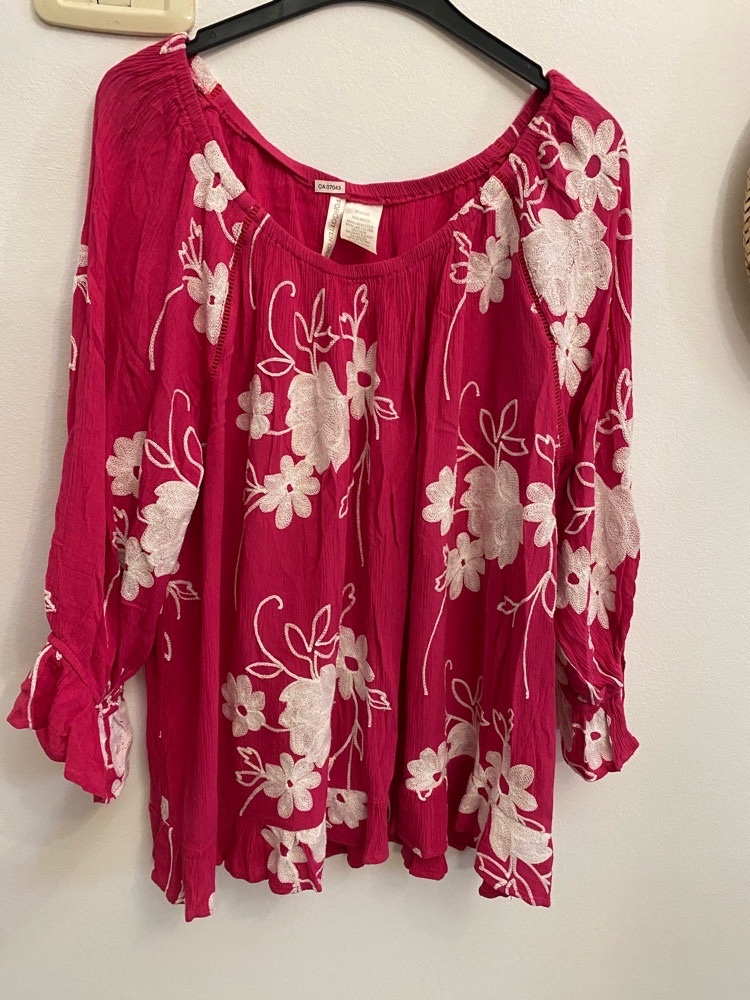 Chemise fleurie