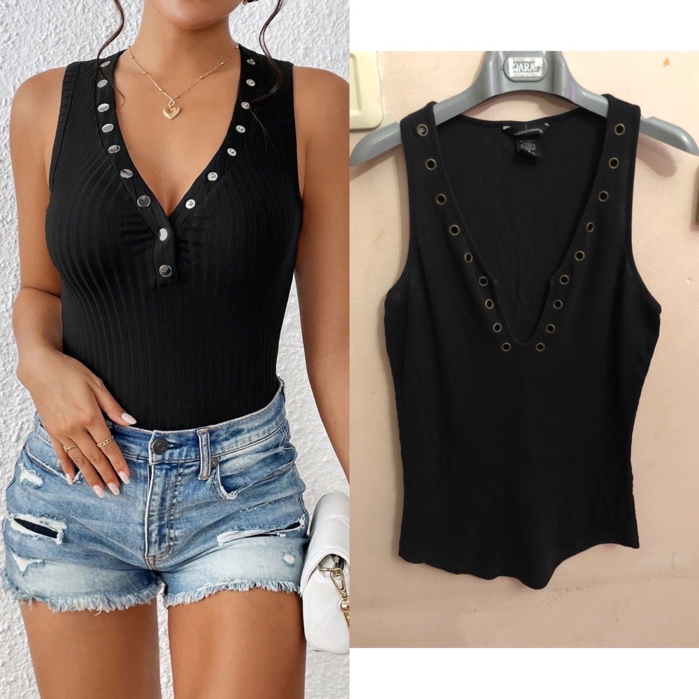 pull noir ajusté