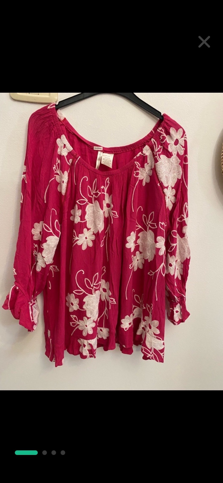 Chemise fleurie