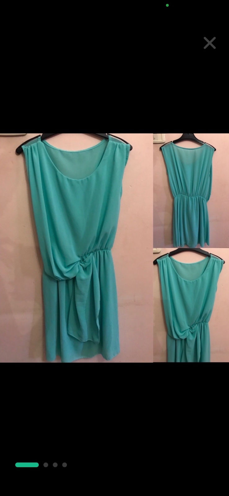 Robe turquoise 