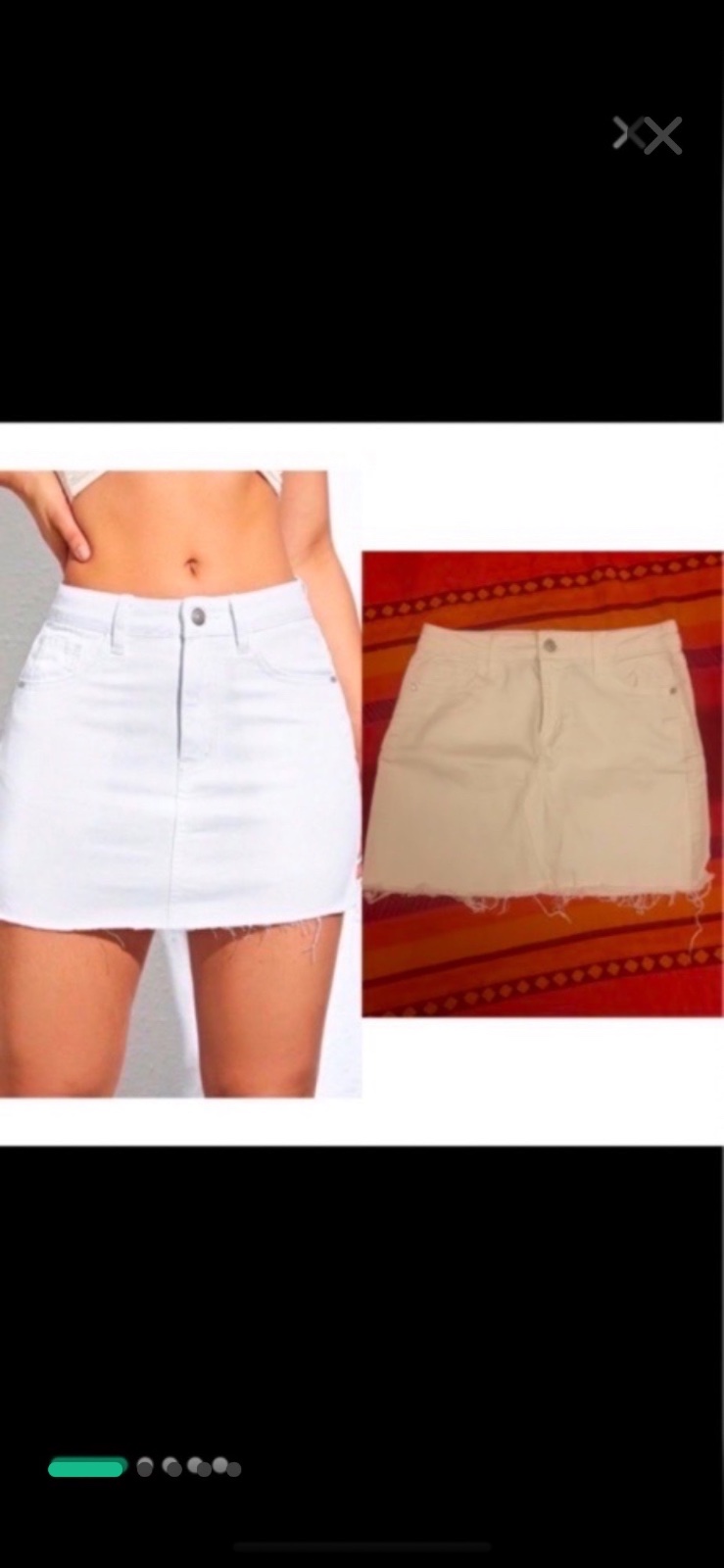 Jupe blanc