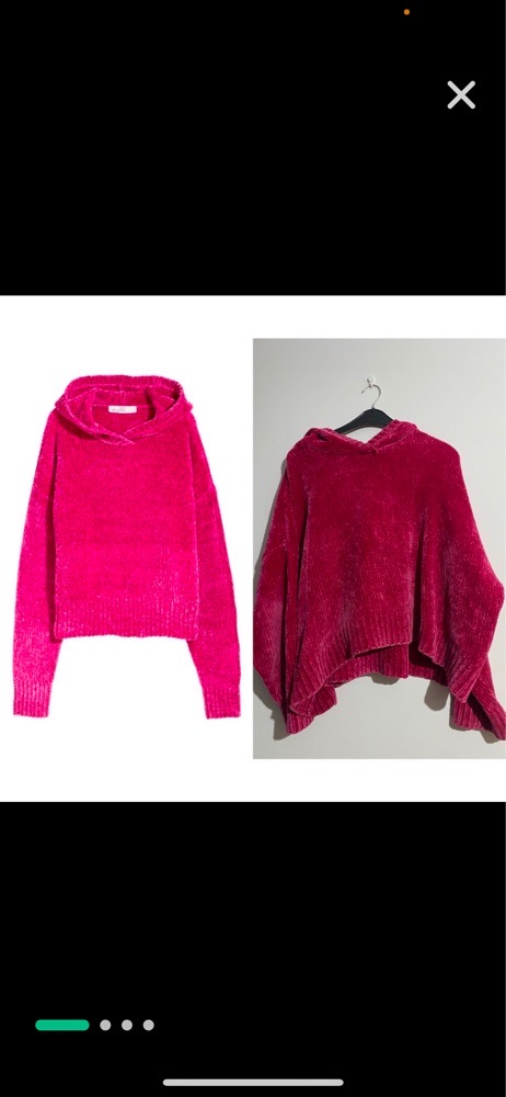 Pull rose oversized