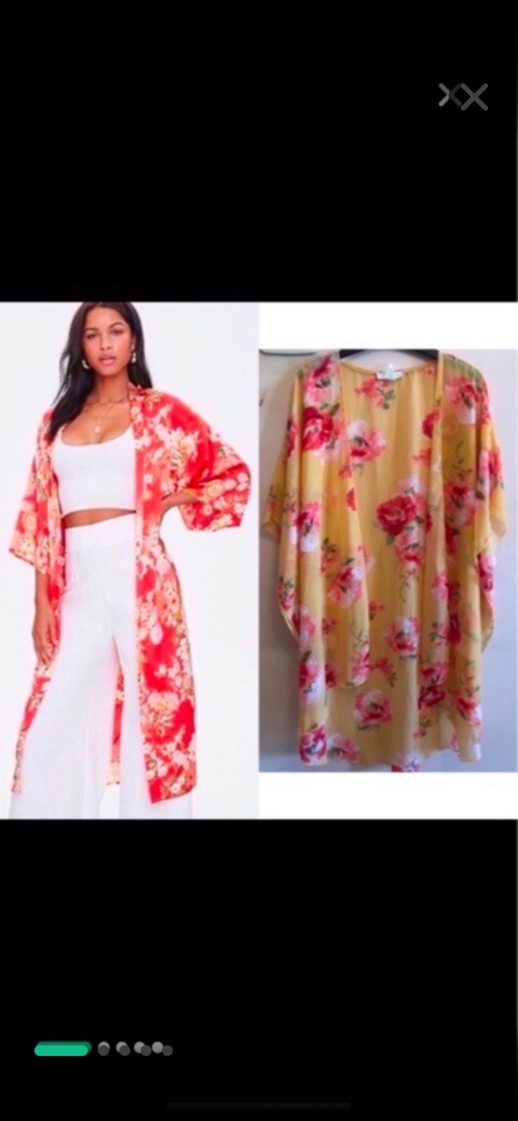 Kimono fleurie 