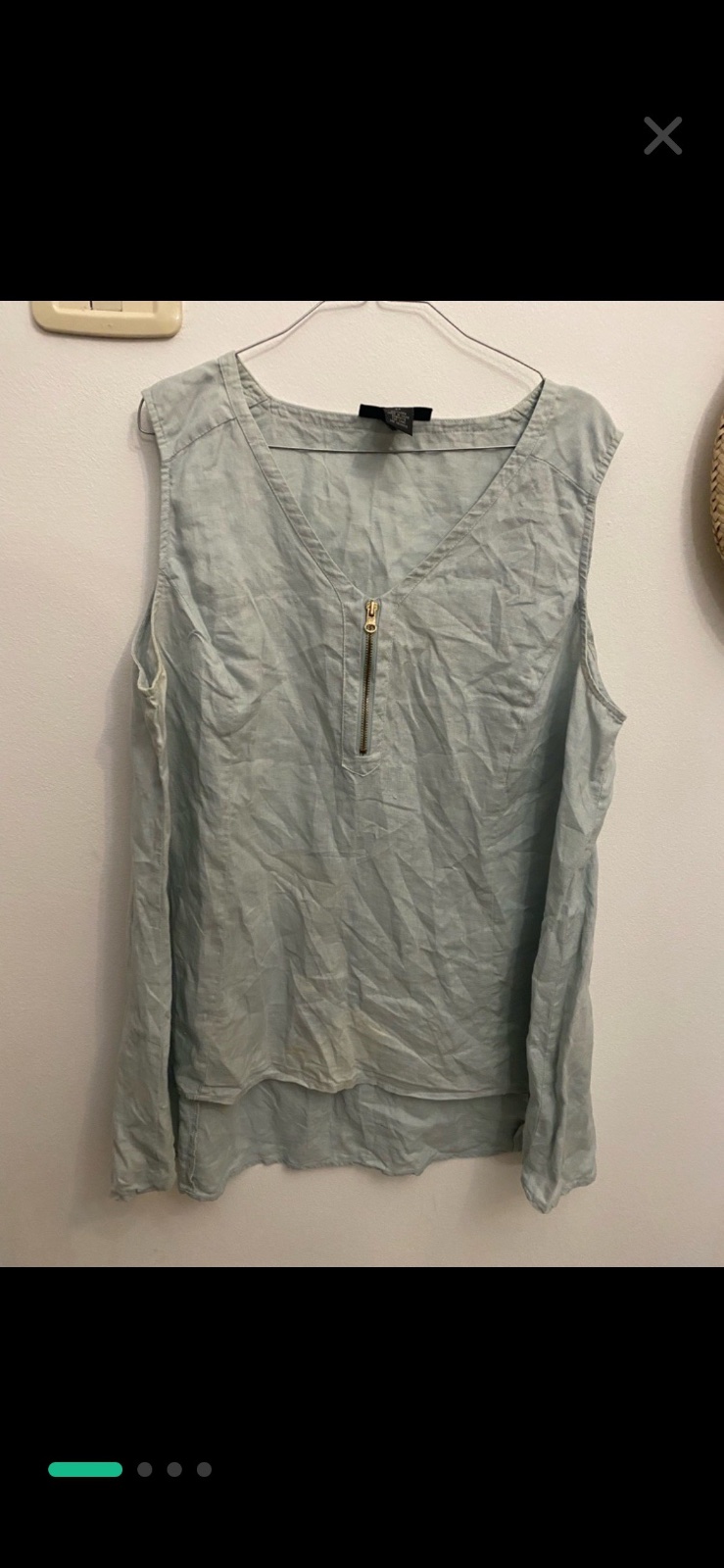 Chemise bleu