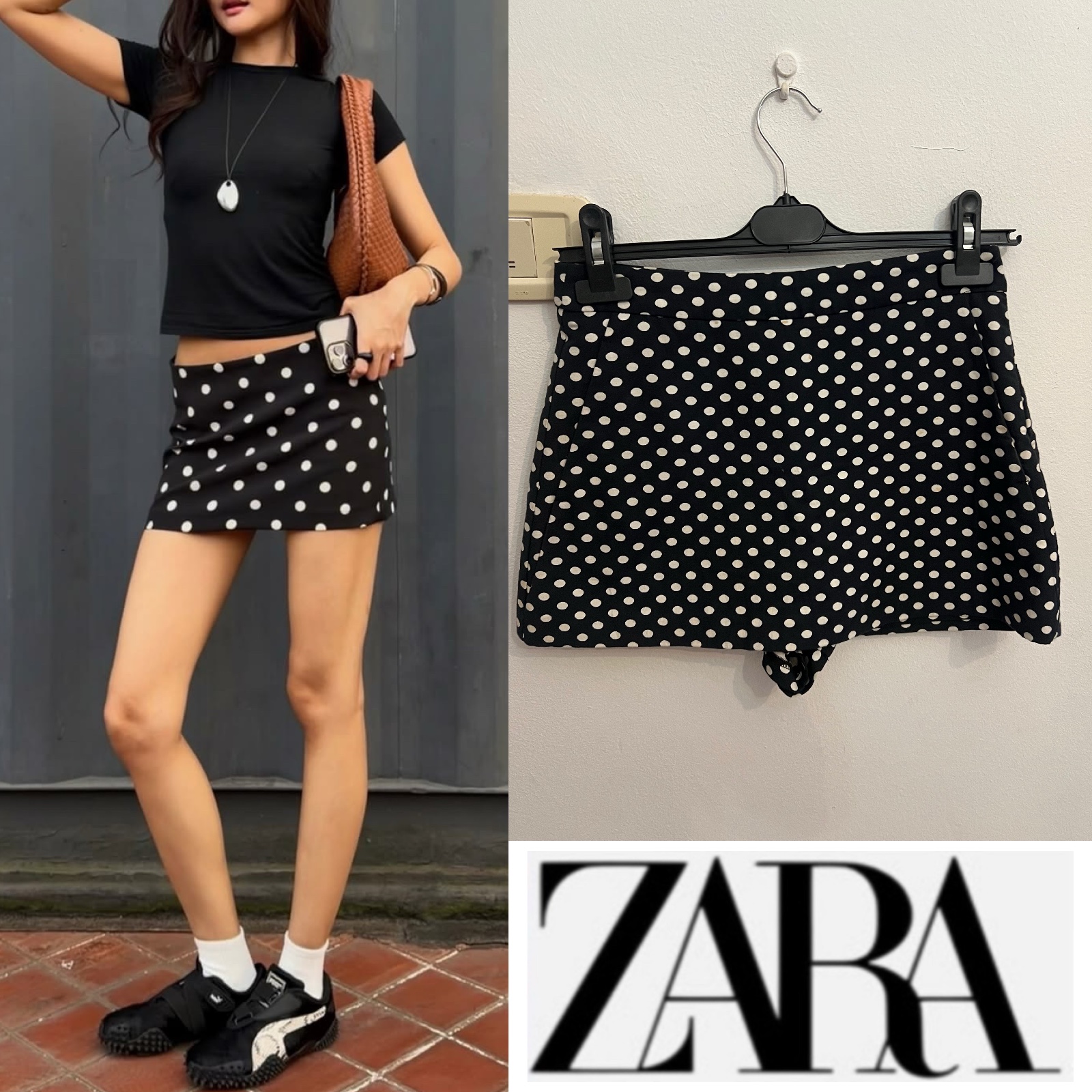 Short polka dots