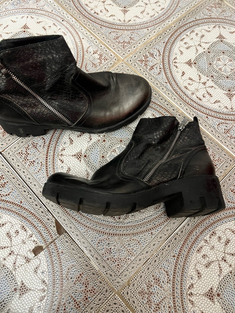 Bottines bronze