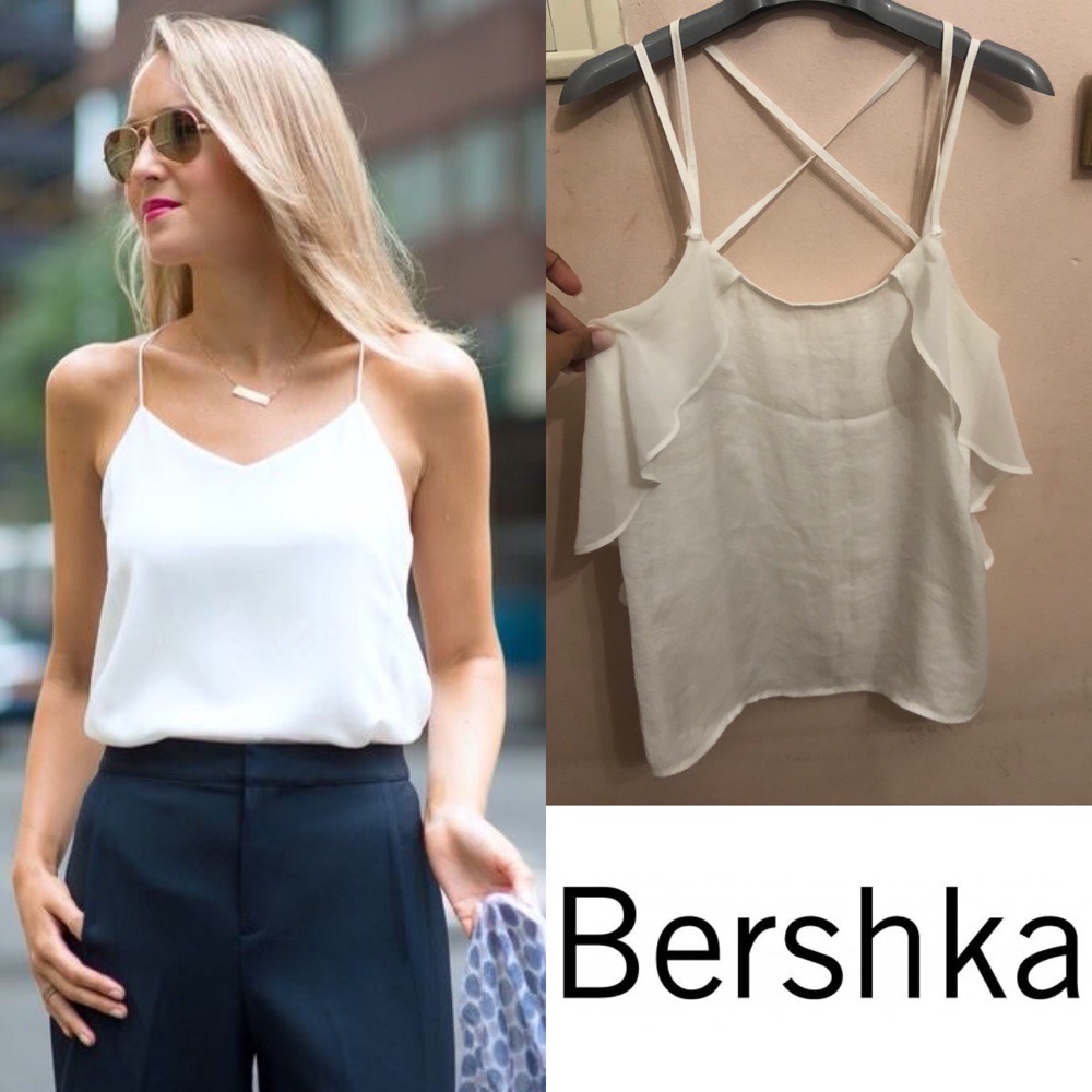 chemise blanche bershka