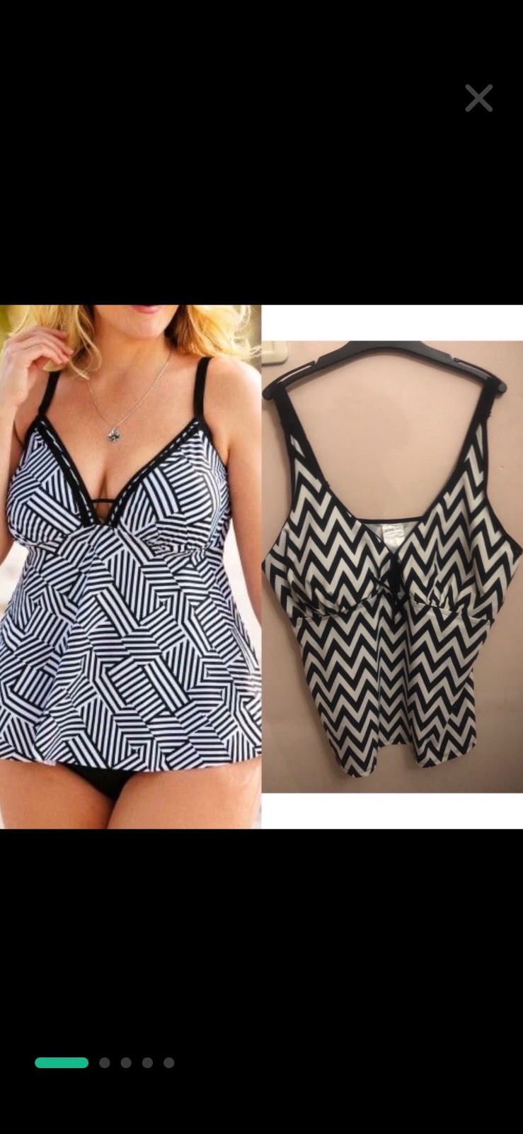 Pull noir et blanc